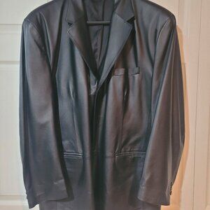 Mens LEATHER Sport Coat